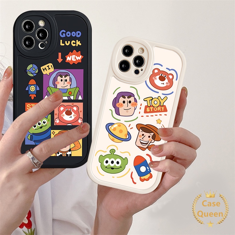 Casing Lucu Realme C53 C55 10 Pro Plus C30 C15 C25 C21Y C25Y C12 8 8i 9i C31 C35 C25s C11 GT C20A C3 C21 C17 C20 8Pro 6i 5i 6 5s 5 6s Kartun Toy Story Losto Soft TPU Sarung