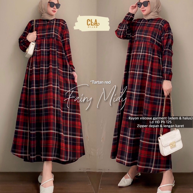 Midi Dress Rayon / FAIRY MIDI BY CLA HIJAB