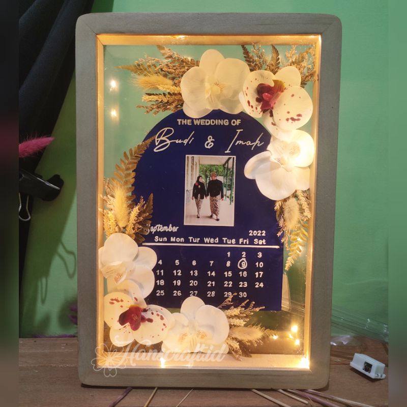 frame/bingkai/pigura mahar murah akrilik 10R(F4 besar lagi dkit) A3 figura 3d untuk gift atau mahar