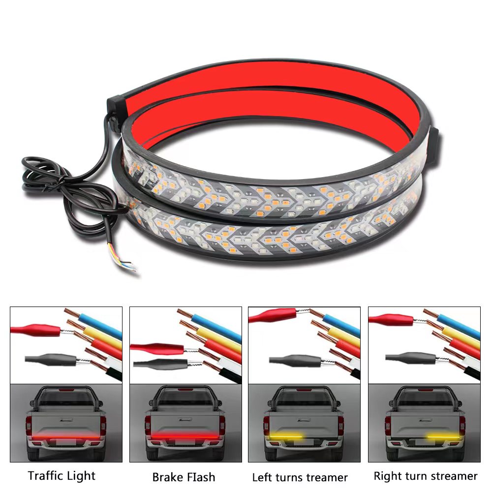 Lampu LED BAGASI PANAH mobil running sein drl 12-24 Volt 1.2M 120CM