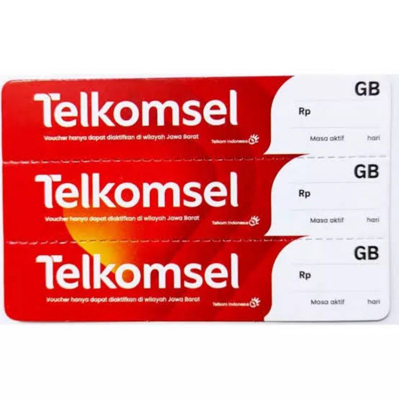 Voucher Telkomsel Kosong Zero Jabodetabek