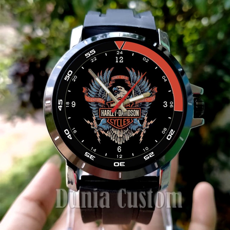 Jam Tangan Harley Davidson Keren || Jam Tangan Pria Harley Davidson