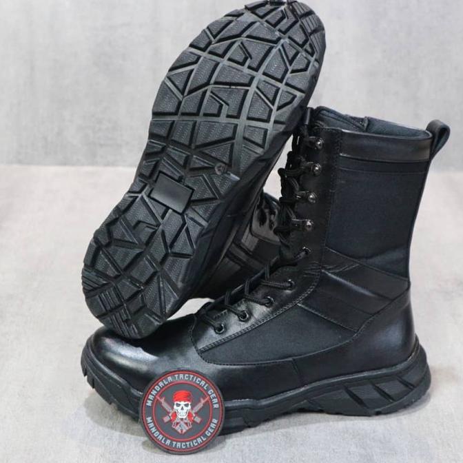 Sepatu Tactical Model Jatah Polri Asli Kulit / Sepatu Pdl