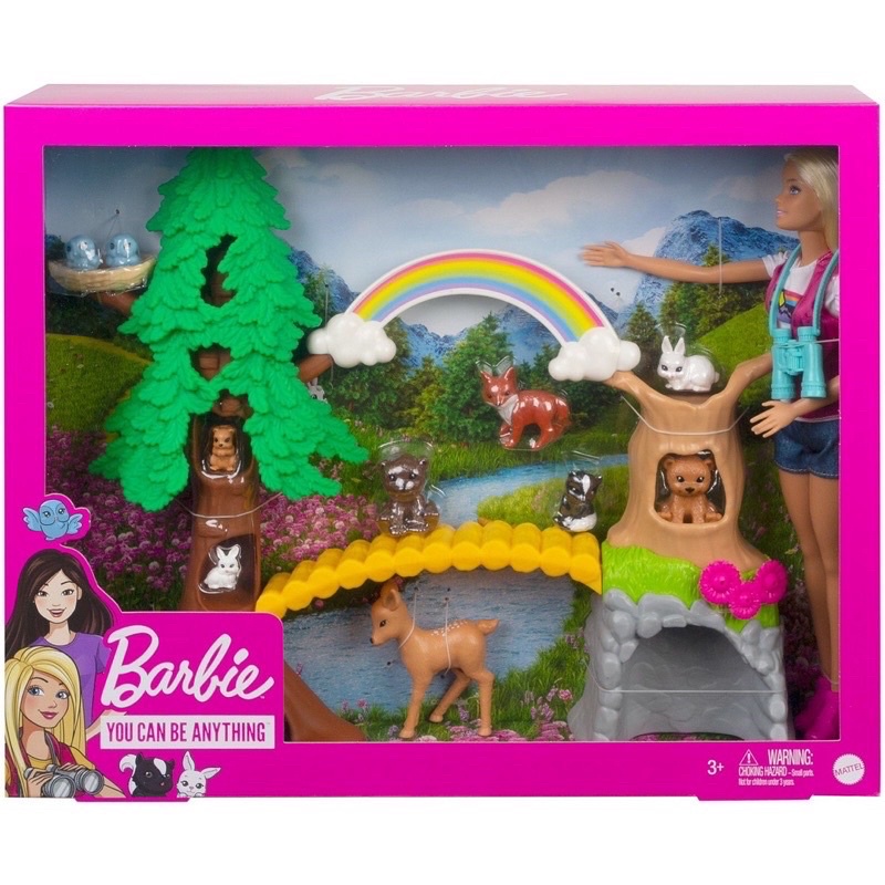 barbie wildlife playset