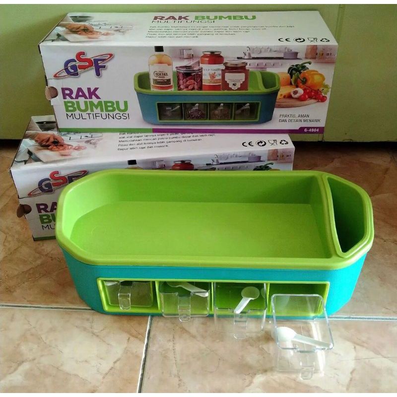 (COD) Rak Bumbu Dapur Serbaguna / Kotak Bumbu / Tempat Bumbu