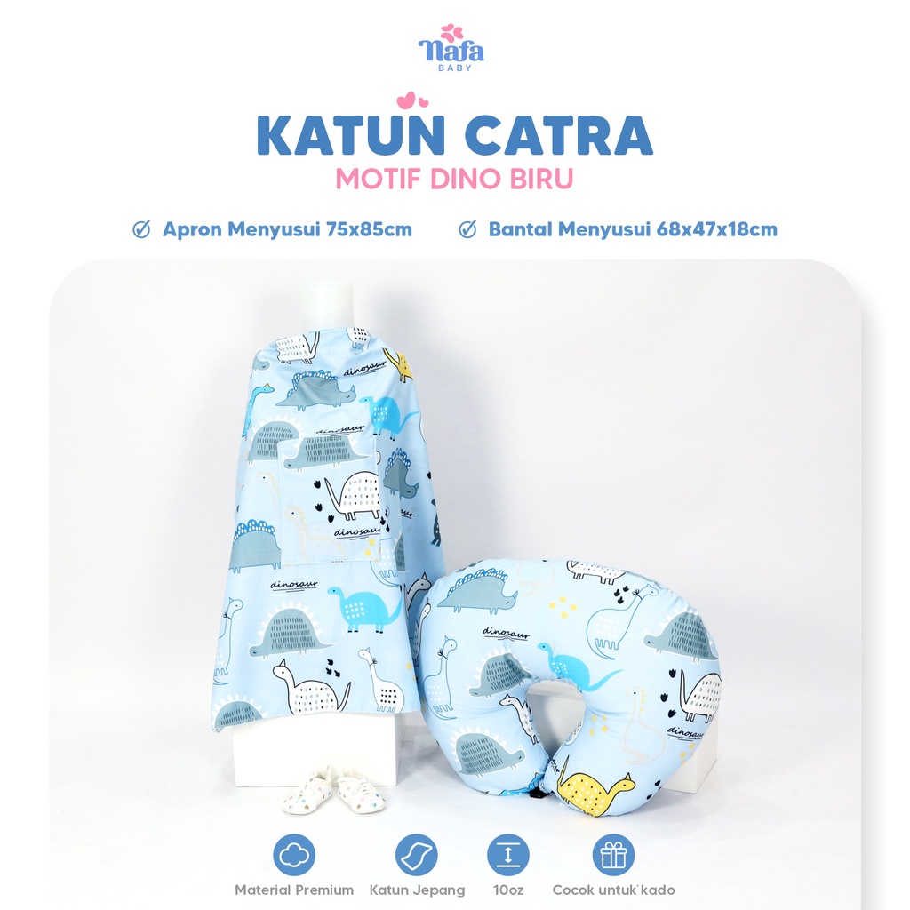 Nursing Package Include Apron Menyusui Dan Bansui Katun Catra By Nafa Baby