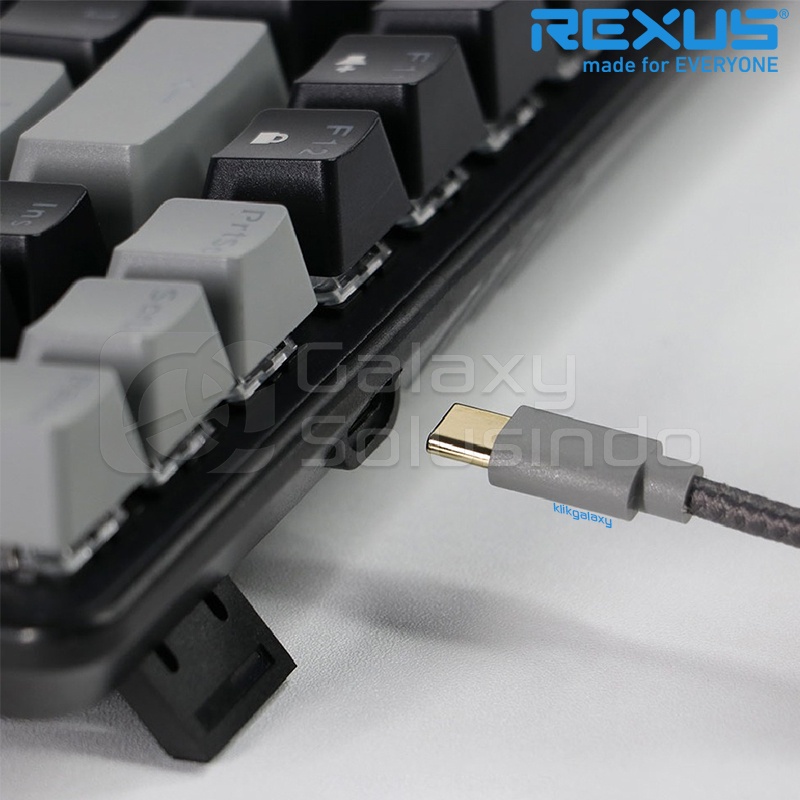 Rexus Legionare MX5.2 TKL Black Grey Mechanical Gaming Keyboard - Blue Switch