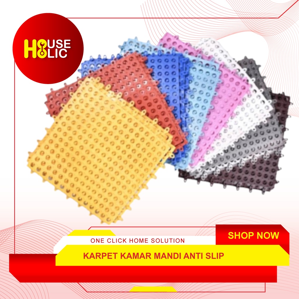 Karpet Alas Kamar Mandi Anti Slip / Keset Lantai Toilet Anti Licin