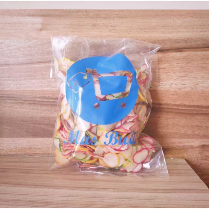 

Kerupuk bawang curah warna warni 500gr