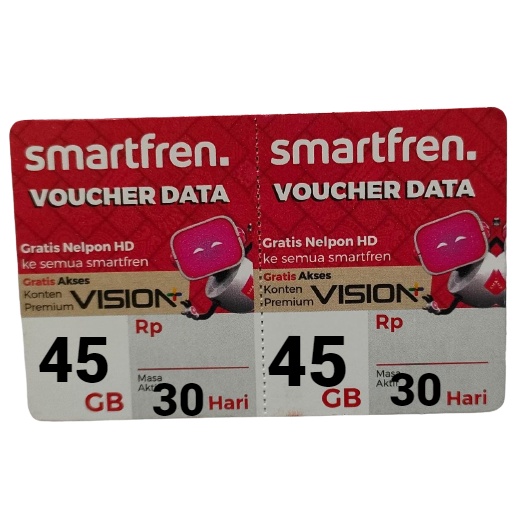 VOUCHER SMART UNLIMITED NONSTOP 45GB