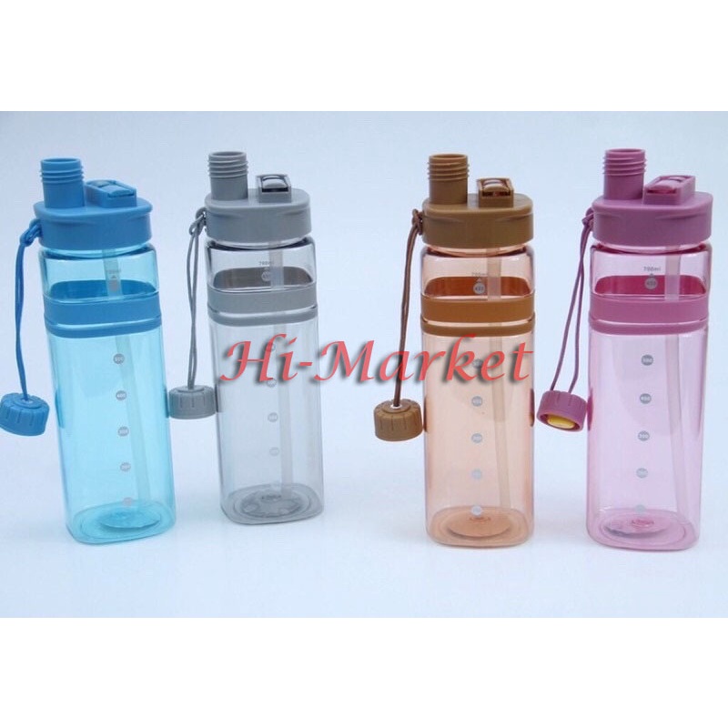 BOTOL MINUM TALI 600ML / BOTOL MINUM SEDOTAN