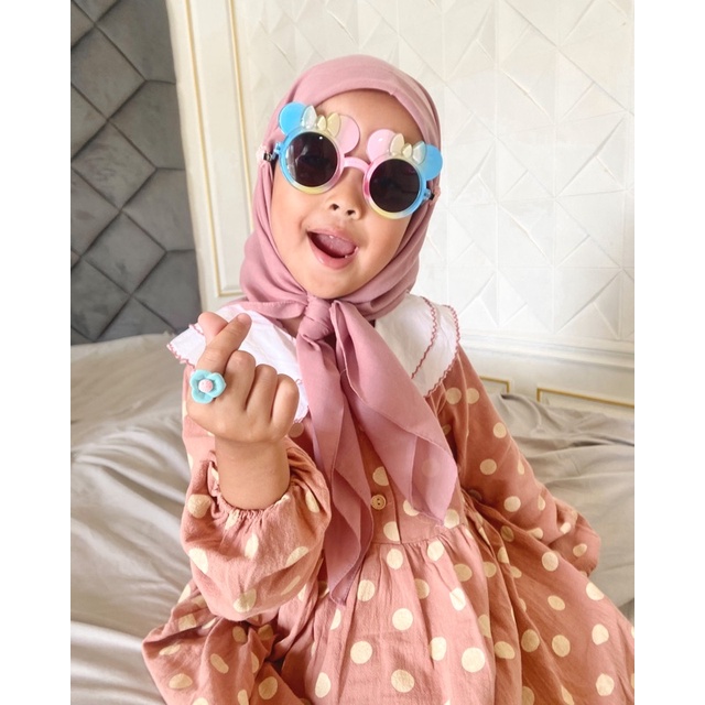 EmmaQueen - Jilbab Anak Segi Empat Instan Rycca