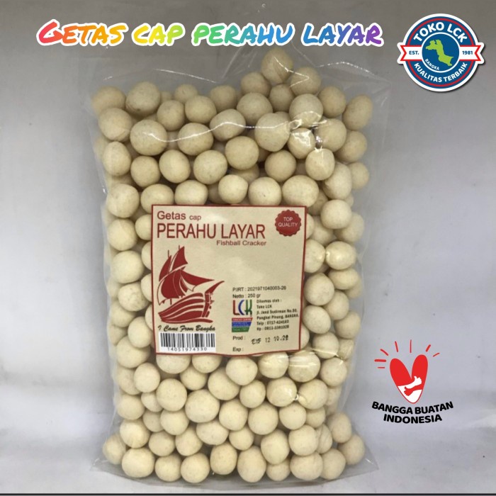 

NEW Getas rasa ikan merk perahu layar krupuk khas Bangka dari toko LCK