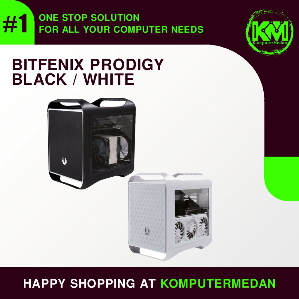 Casing PC Gaming Bitfenix Prodigy 2022 Mini-Itx Non ARGB Case