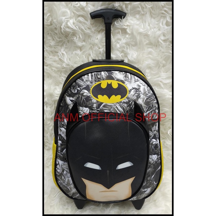 Tas Anak Sekolah Trolley Tk 2 Sleting Batman - 1122