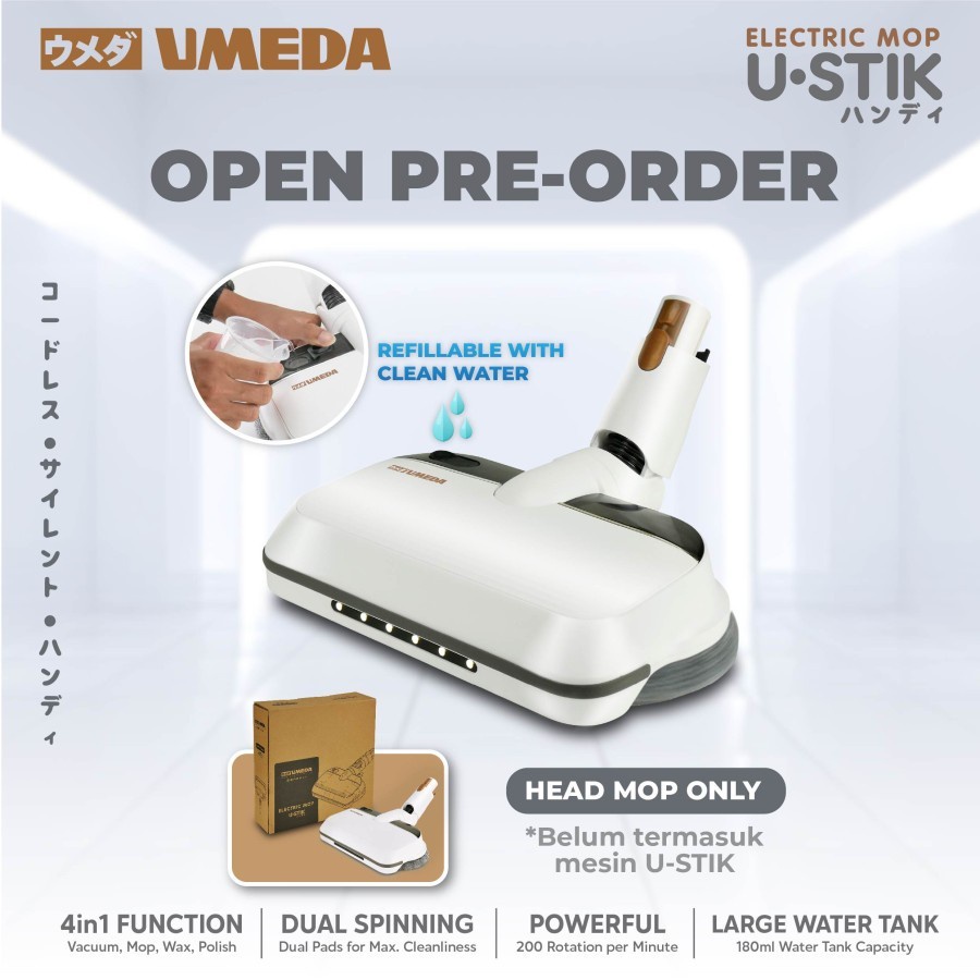 UMEDA - U-Stik Electric Mop
