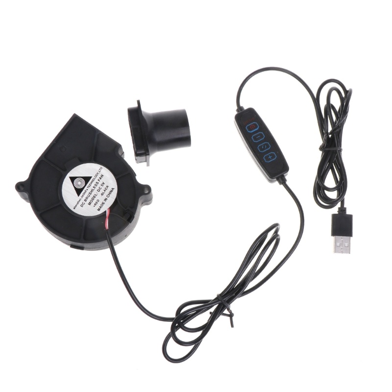 Vivi Mini Blower USB 5V BBQ Memasak Api-Pemantik Kipas Blower Turbo 2500RPM Dengan Speed Controller Portable Centrifuga