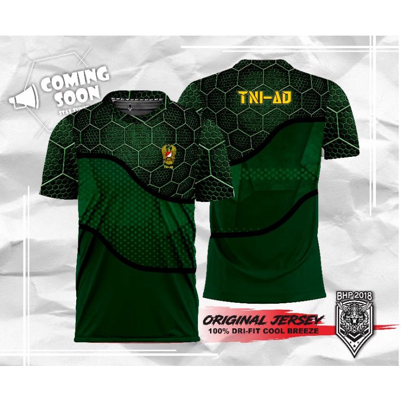 Kaos jersey TNi-Baju Tni-jersey print-baju print TNi