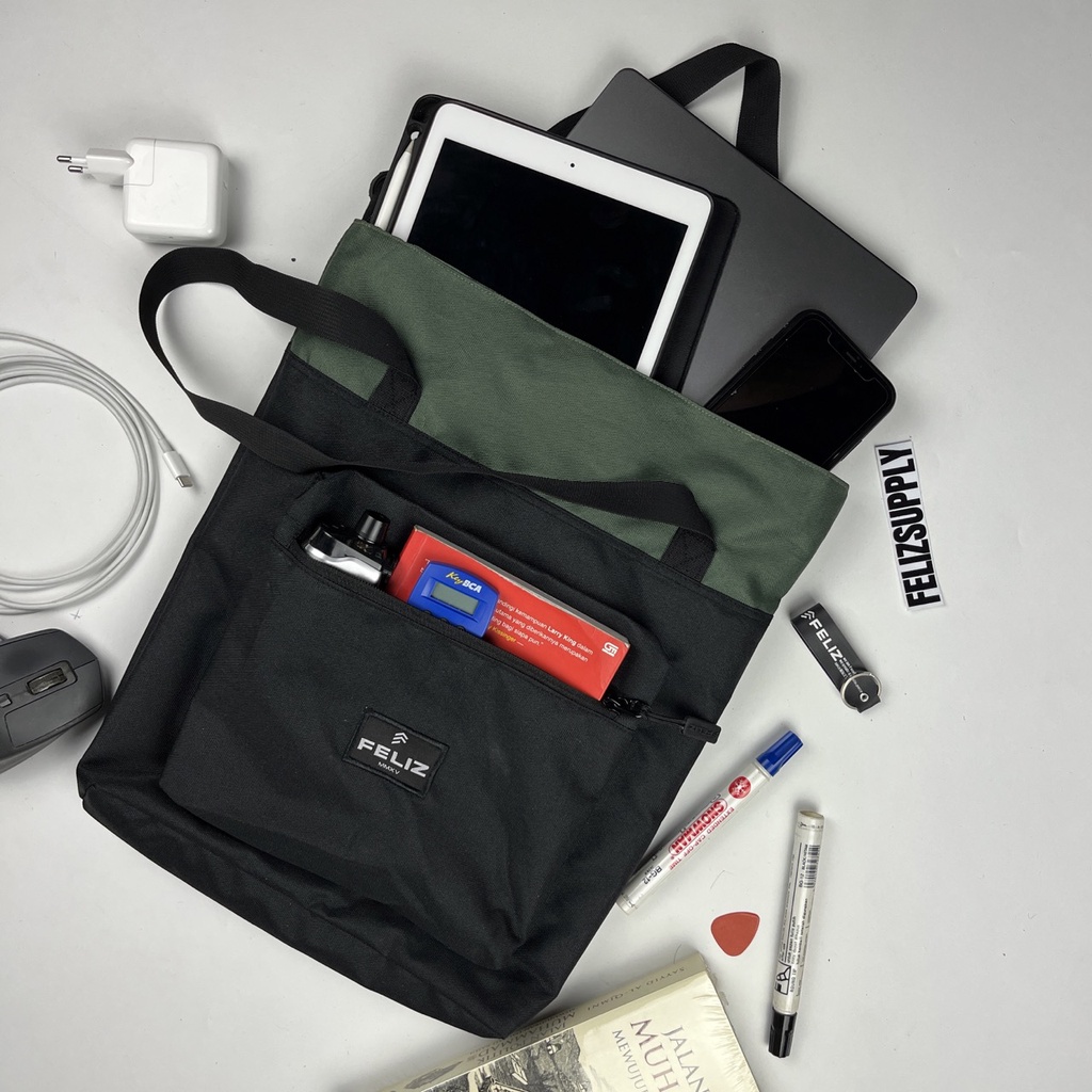 TOTE BAG PRIA TITAN TAS SELEMPANG | TAS LAPTOP | BAG | TAS KERJA | TAS PINGGANG PRIA | TOTE BAG WANI