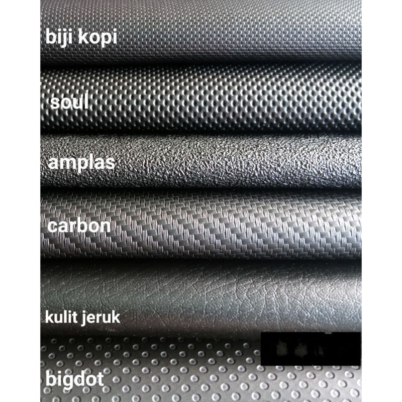 New Kulit Sarung Jok Sadel Hitam Polos Jumbo Tebal Kualitas Ori Bungkus Jok Motor Beat Vario Mio