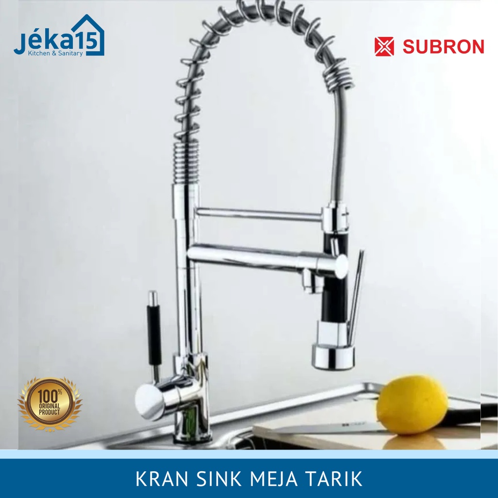 KRAN DAPUR/KRAN SINK MEJA PANAS DINGIN/KRAN DAPUR FLEXIBLE TARIK