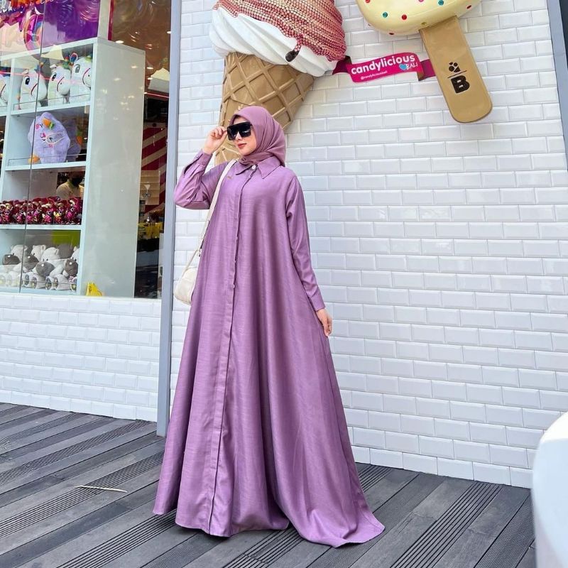 GAMIS POLOS KILAP SHELLA SAUKIA
