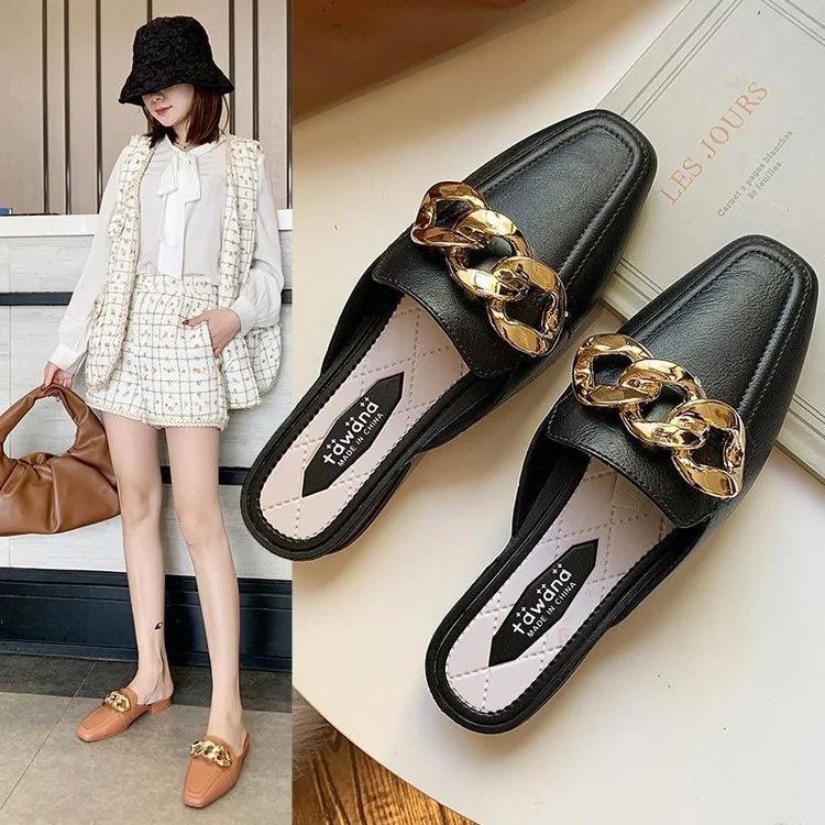 Free Box Sandal NS308 Flat Shoes Wanita Import Kasual Sandal Wanita kekinian Sepatu Termurah