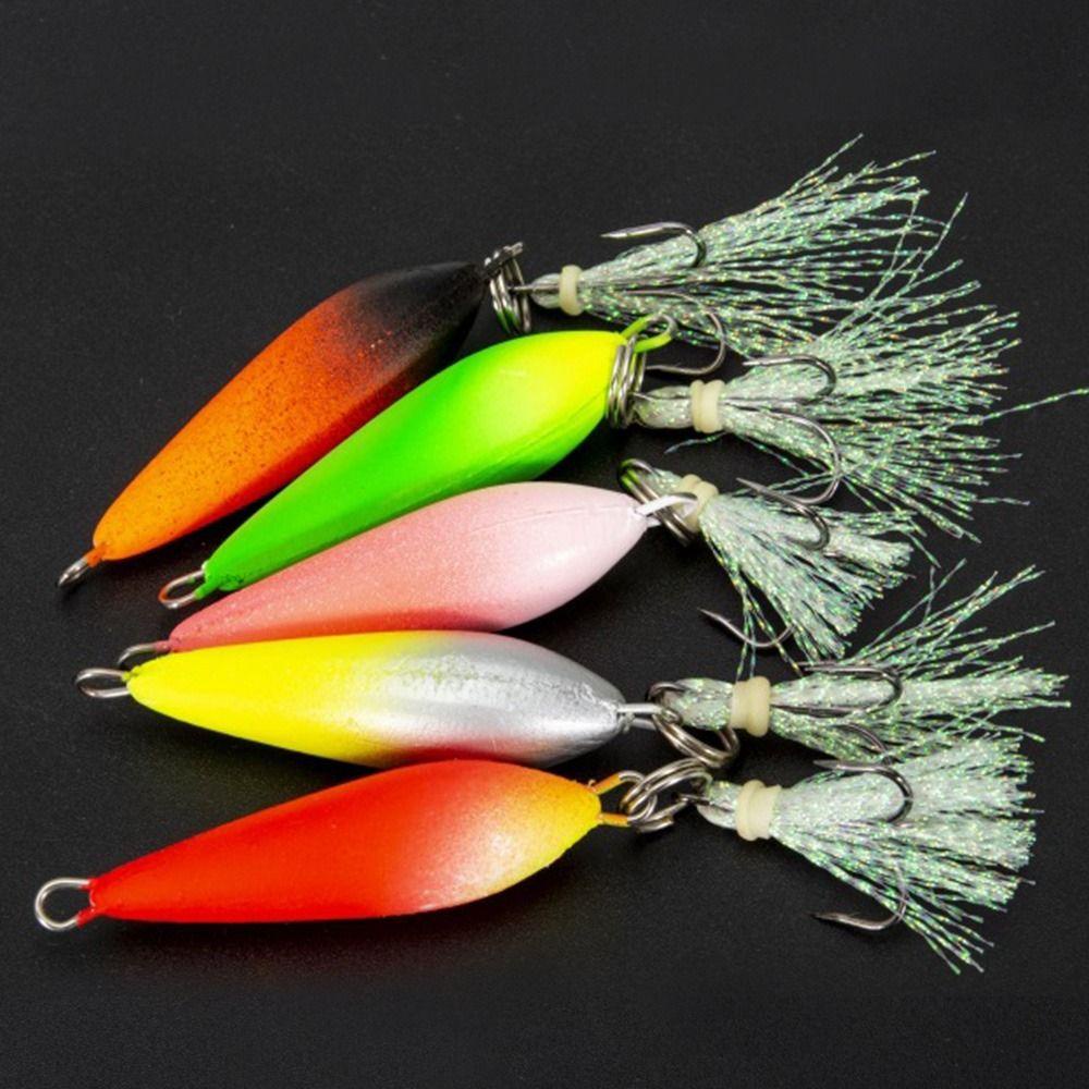 Top 5pcs EPS Busa Es Umpan Pancing 3g Artificial Jigging Walleye Kait Bulu