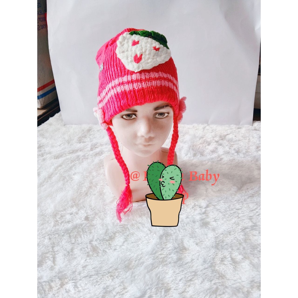 TOPI ANAK & BAYI RAJUT - TOPI IMPORT -TOPI ANAK PEREMPUAN IMPORT RAJUT