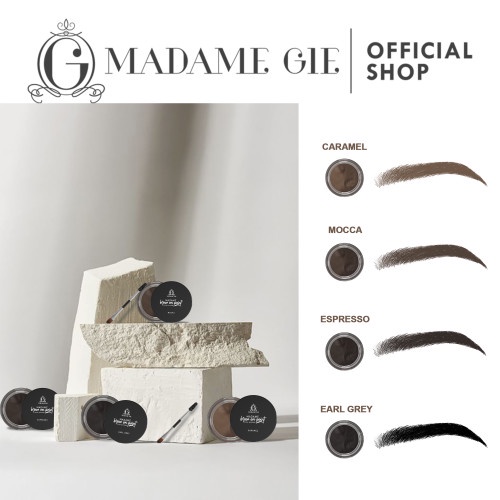 MADAME GIE Brow On Point / Eyebrow Pomade Pensil Alis Waterproof
