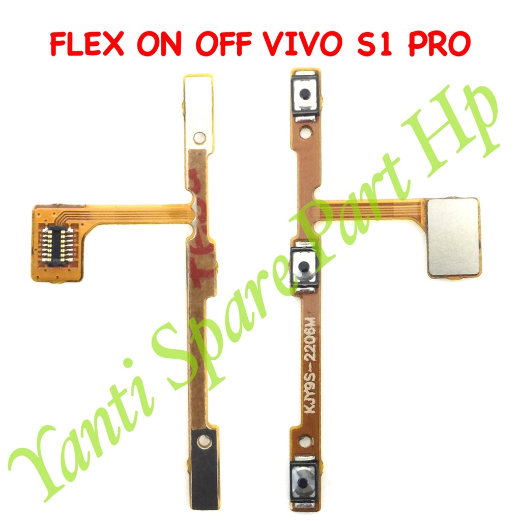 Flexible On Off Vivo S1 Pro Asia Original Terlaris New