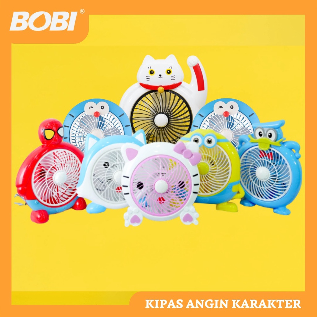 Kipas Angin Karakter / Kipas Termurah 10 inch BOBI