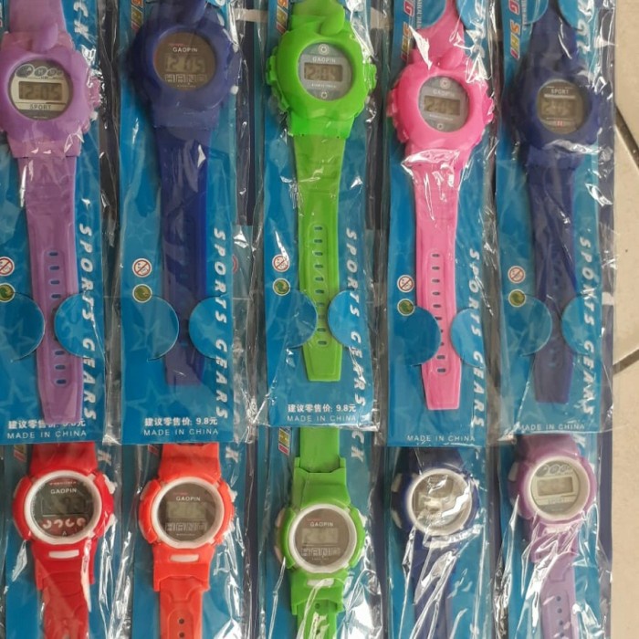 Jam Tangan  mainan jam tangan anak digital bentuk apple - jam digital kirim hari ini Wanita best sel