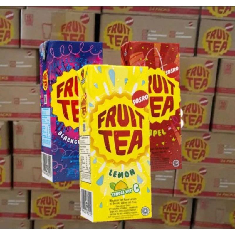 

Fruit tea kotak 250 ml 1 karton isi 24 pcs