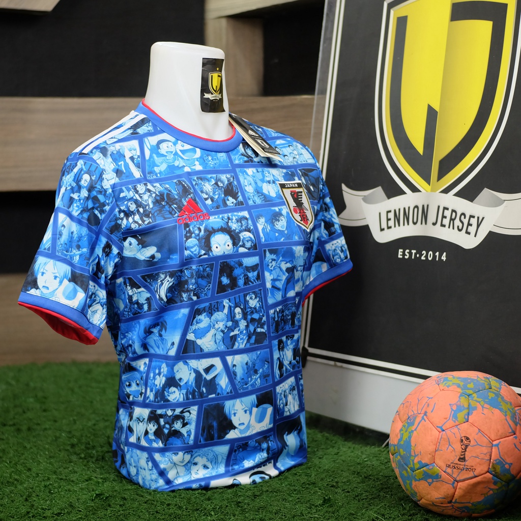 Jersey Timnas Jepang Anime Edition 2022 2023 Jersey Japan Prematch Terbaru Import Grade Ori Premium 