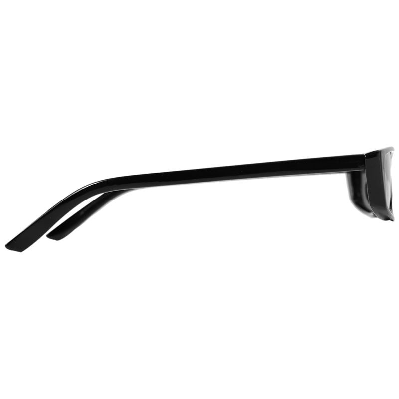 Kacamata Vintage Persegi Panjang Wanita frame Kecil Kacamata Retro Eyewear S17072 Hitam frame black