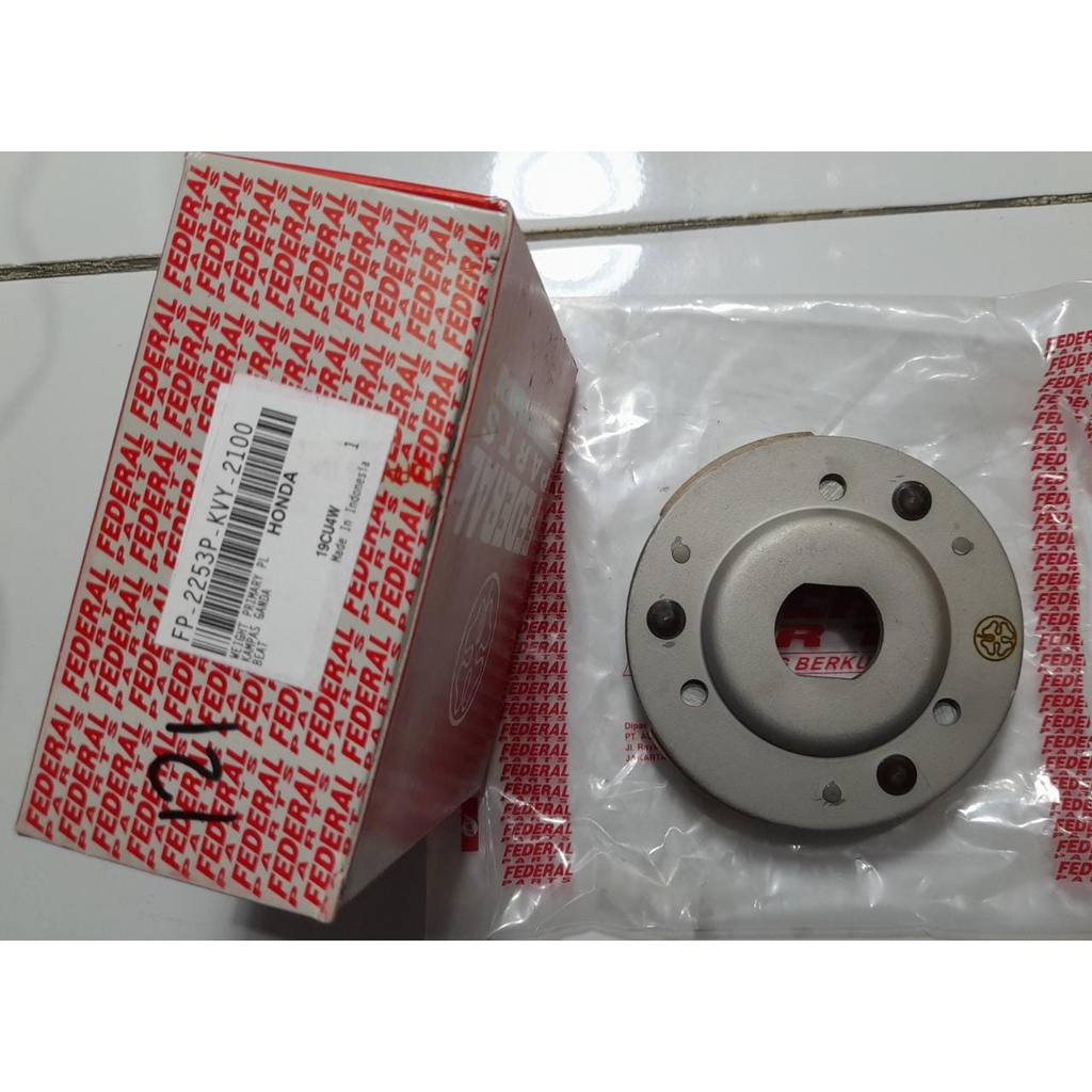 Kampas Kopling Ganda + Plat Weight Set Clutch Assy Federal Beat FP 2253P KVY 2100