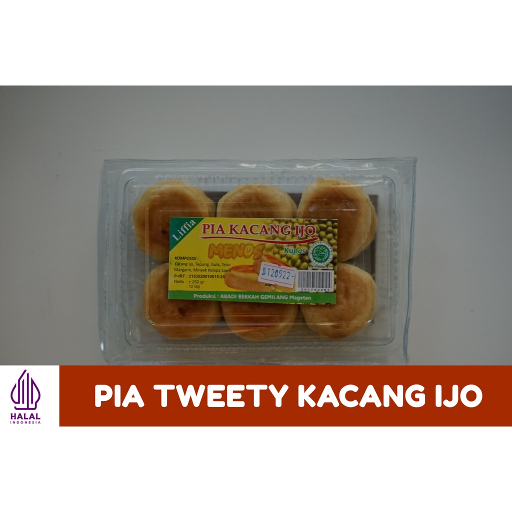 

Kue PIA Tweety Kacang Ijo (isi 12 pcs)