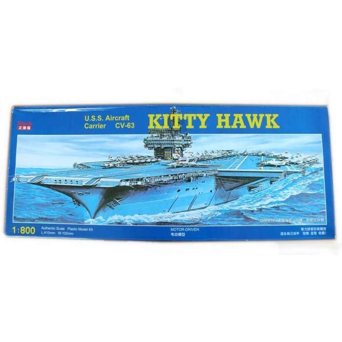 Miniatur Model kit Mokit Aircraft Carrier USS Kitty Hawk Kitech
