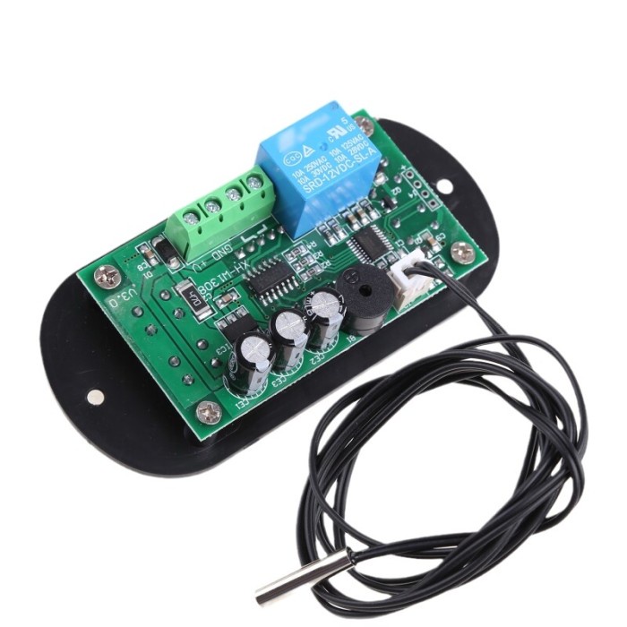 Sensor Pengontrol Suhu Alarm, Termostat Digital AC 110V-220V C/F W1308
