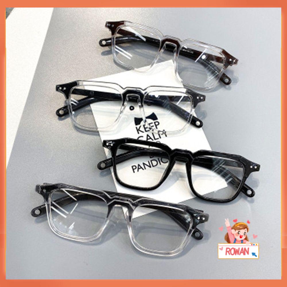 R-flower Kacamata Myopia Frame Kotak Gaya Vintage Klasik Untuk Pria / Wanita