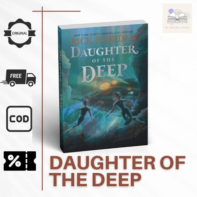 Novel Daughter of the Deep - Rick Riordan / Novel Fantasi Best Seller | Novel Mizan Fantasi | Novel 