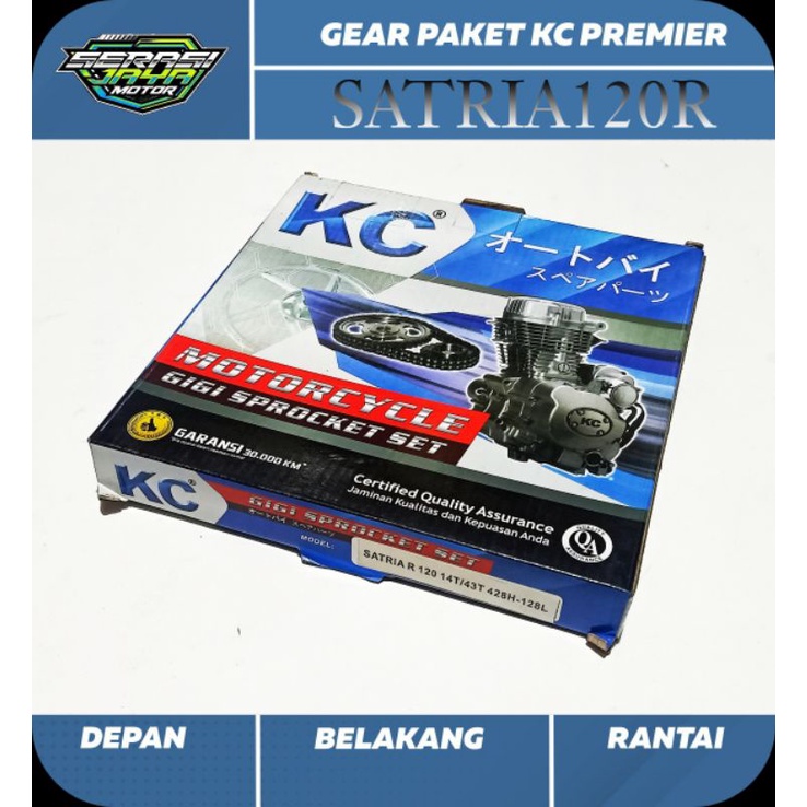 KC GEAR PAKET SATRIA 120R / SATRIA120 R (428H-43T-14T-128L)