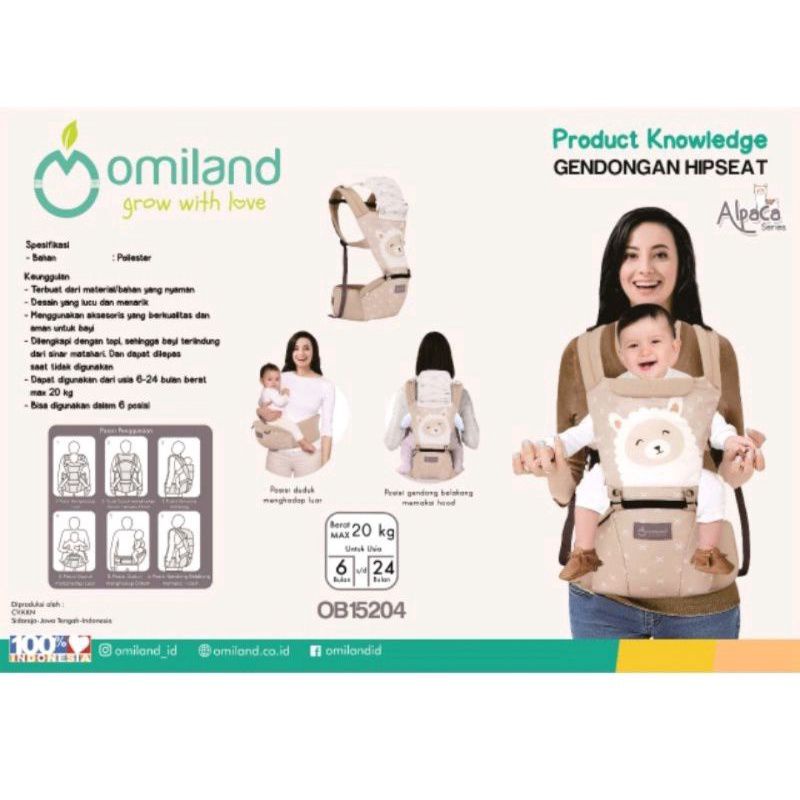 Snobby, Omiland,BabyJoy  Gendongan bayi/Hipseat -Bonanza.baby