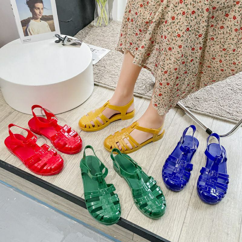 XD jelly shoes/XD jelly shoes dewasa/sandal jelly wanita/sandal karet anti slip/sandal kekinian korea/jelly shoes import/sepatu sandal slippers