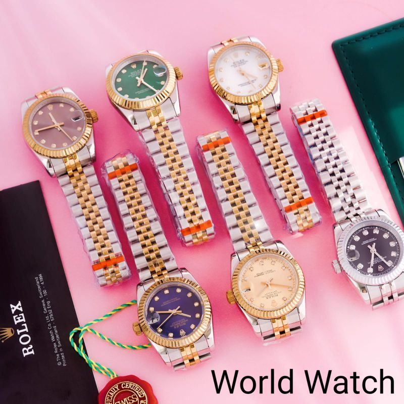 Jam Tangan Wanita Merk Rolex Datejust Saphire Automatic