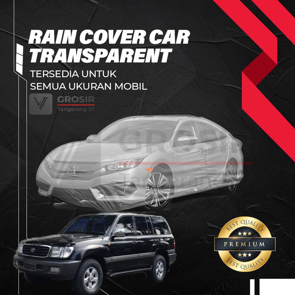 SARUNG TRANSPARAN LAND CRUISER J100 1998-2007 /BODY COVER LAND CRUISER