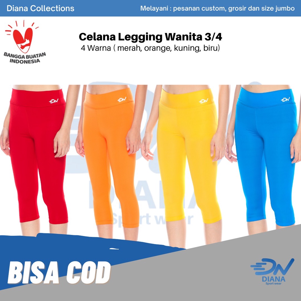 Celana legging | calana legging wanita | celana legging wanita 3/4 | celana legging wanita tebal | c