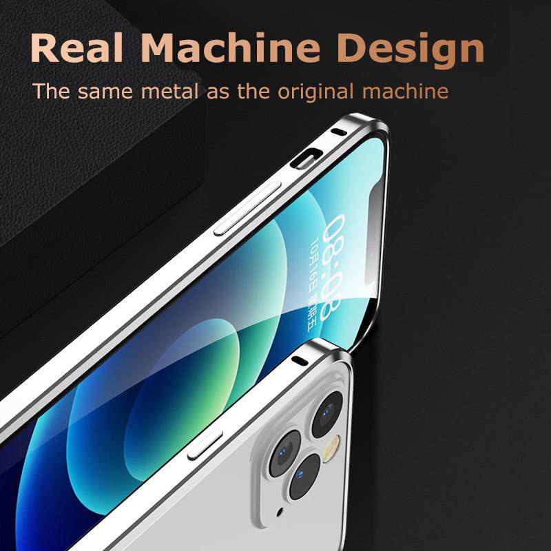 Casing Bumper Case Aluminum Frame Metal Mewah Untuk IPhone 14 Pro Max Plus