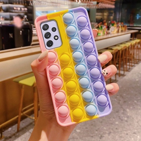 CASE POP IT SAMSUNG A33 5G A7 2018 A750 A53 5G A13 4G A01 SOFTCASE CUTE POP IT CASE WARNA LENTUR TIM
